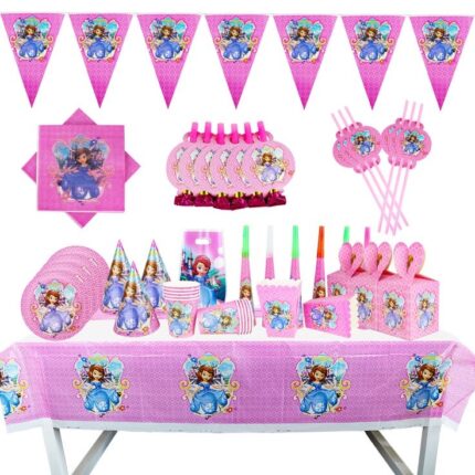 CARTOON THEMED PARTY SUPPLIES 
( Girls)